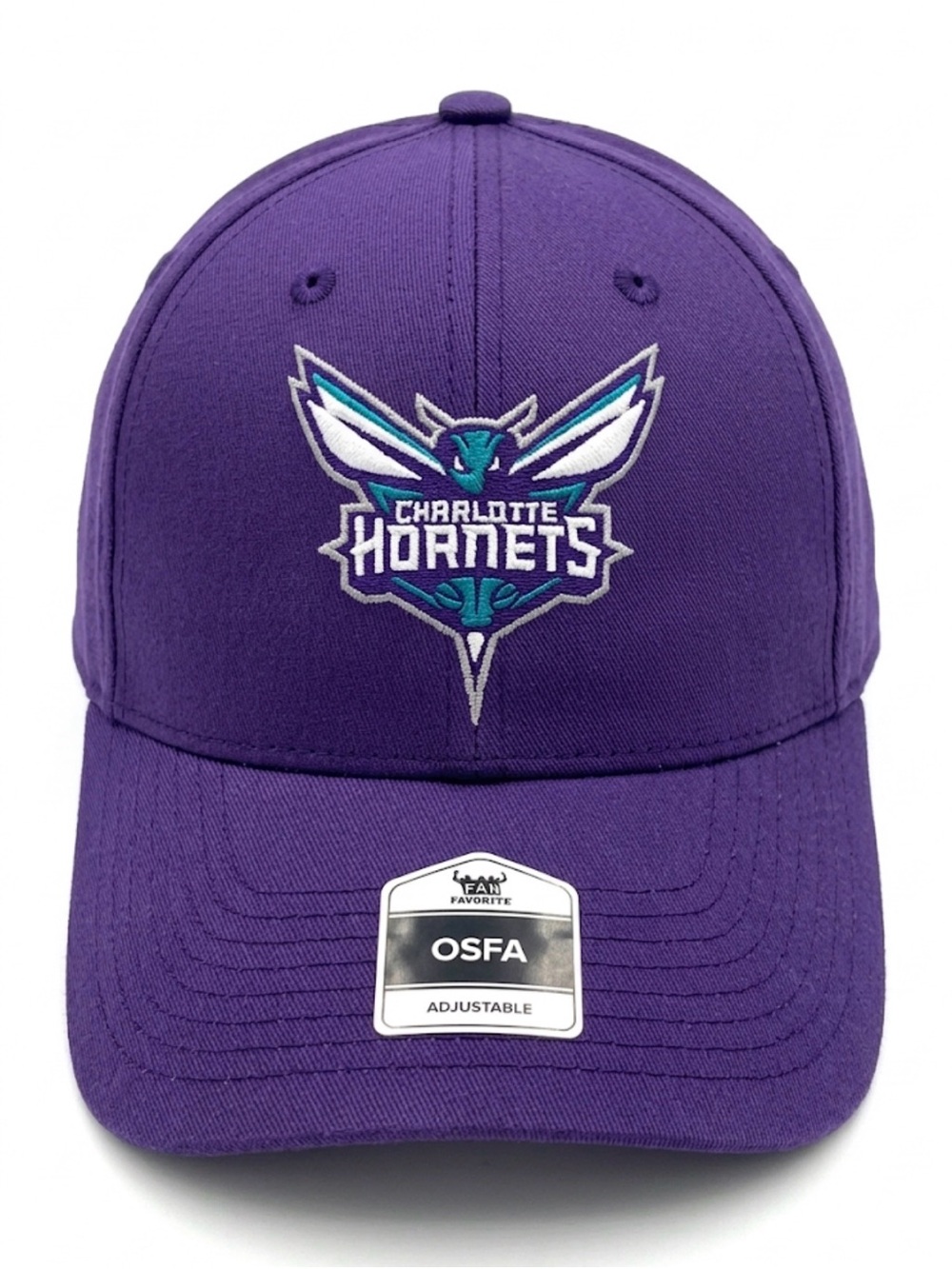 Charlotte Hornets Fan Favorite NBA Cap Adjustable Purple OSFA ONE SIZE - NEW